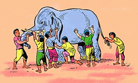 6 blind men and the elephant